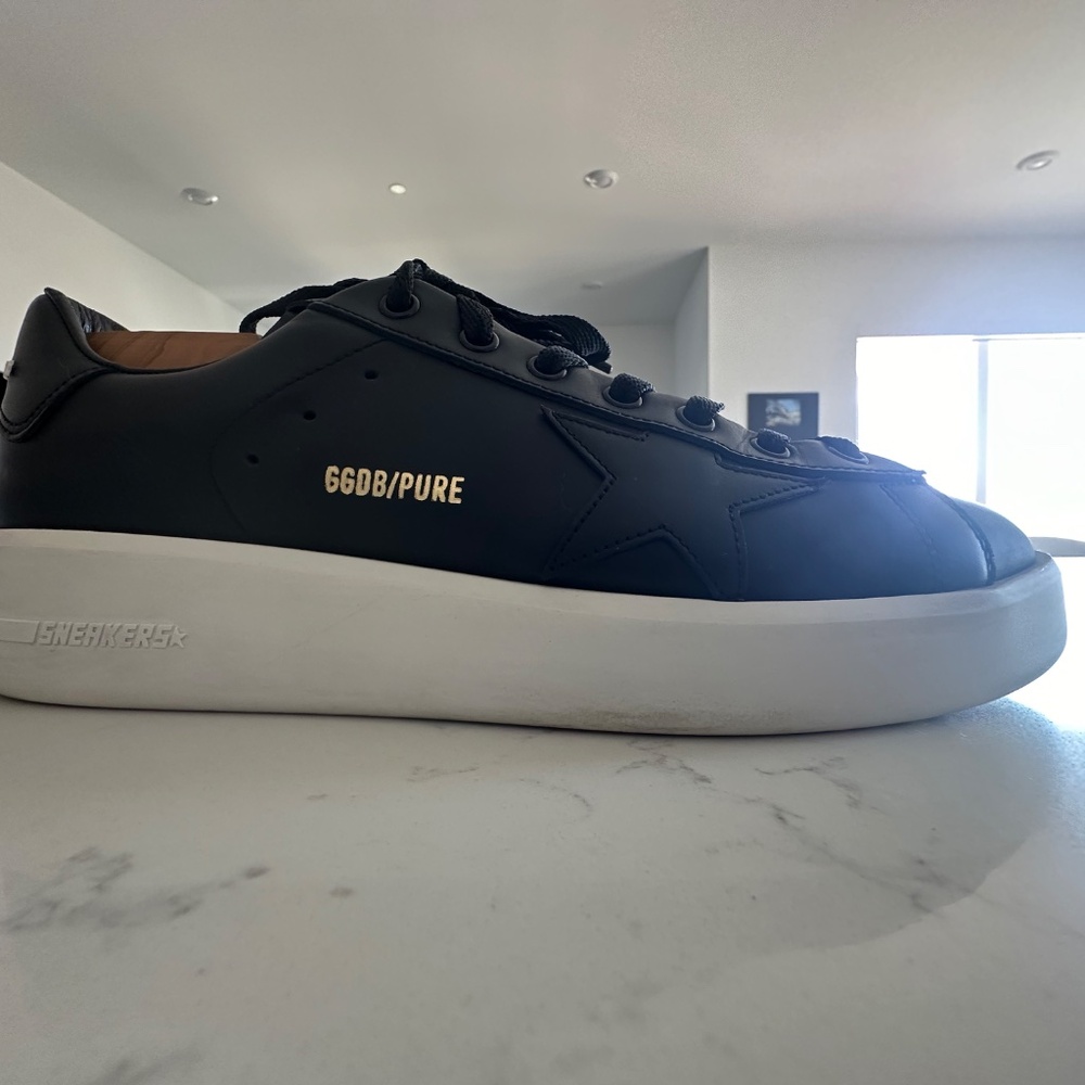Golden Goose Men's Pure Star - Black - Size 41 - Picture 10 of 16